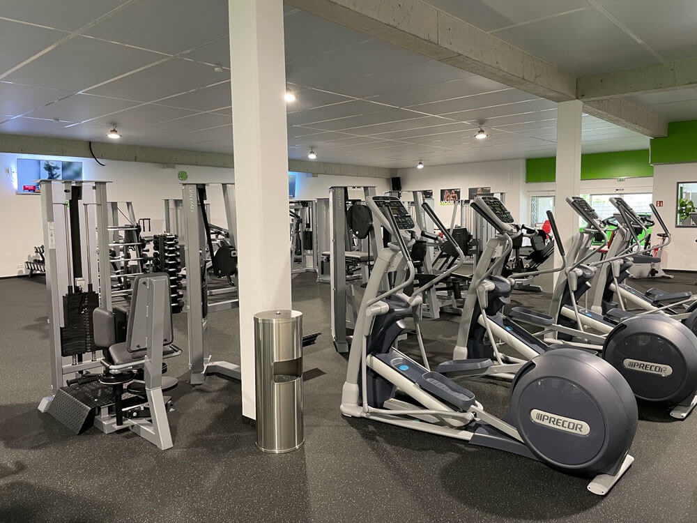 Referenz 2: LED-Beleuchtung im Fitnessstudio des Fitnessparks Zwota